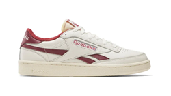 SNEAKER CLUB C REVENGE VINTAGE CHALK WHITE BURGUNDY